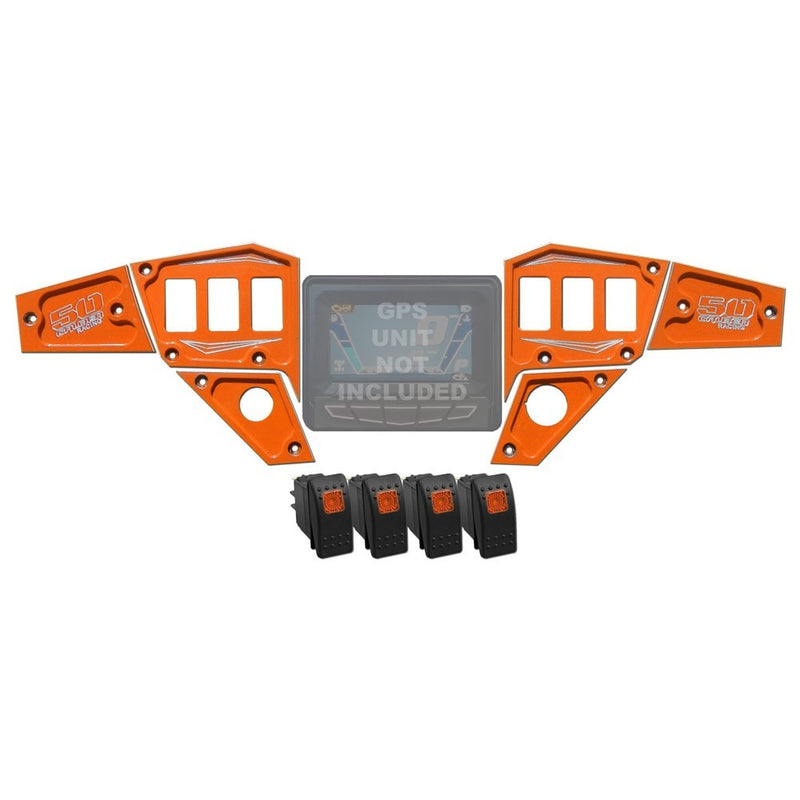 Load image into Gallery viewer, RZR Dash Panel Digital GPS 6 piece with switches