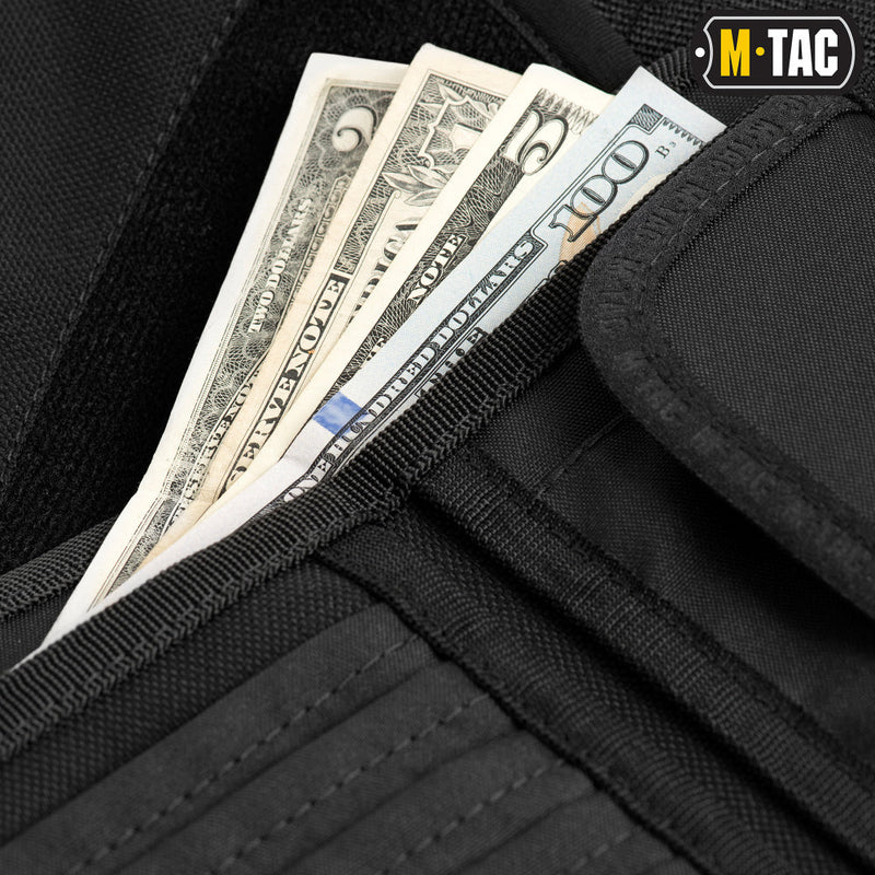Load image into Gallery viewer, M-Tac wallet with patch panel Elite Large Black