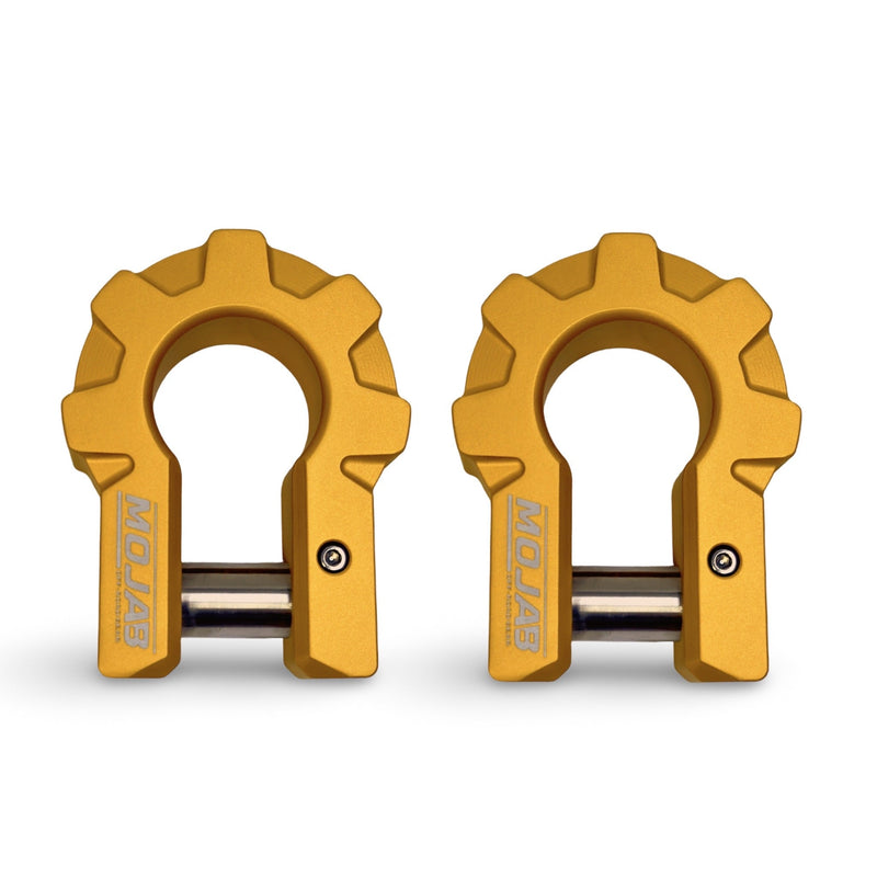 Load image into Gallery viewer, 3/4'' Extreme duty Aluminum D-Shackle set (9T)-Ceramic coated (LIFETIME WARRANTY*)