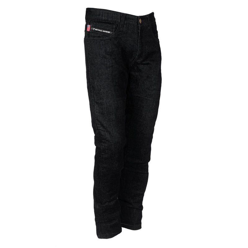 Load image into Gallery viewer, Loose Fit Protective Denim Pants (Extra Wide Jeans) - Black