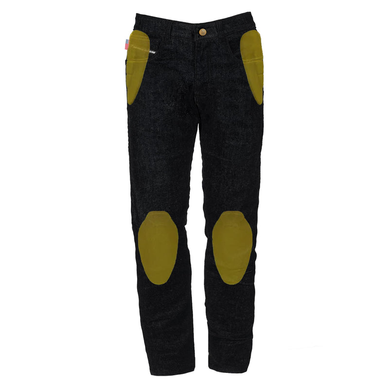 Load image into Gallery viewer, Loose Fit Protective Denim Pants (Extra Wide Jeans) - Black
