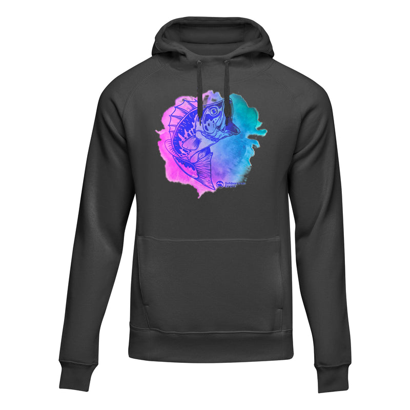 Load image into Gallery viewer, Watercolor Fishing Unisex Hoodie