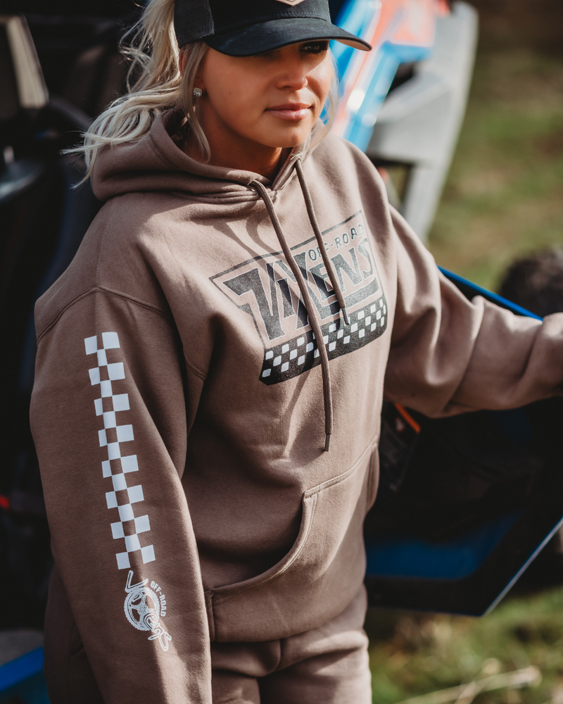 Load image into Gallery viewer, Off the Wall Heavy Weight Hoodie - Brown