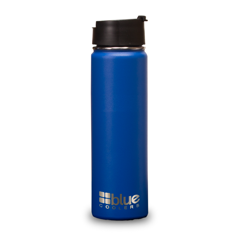 Load image into Gallery viewer, Drinkware - 20 oz. Steel Double-wall Vacuum Insulated Flask (Snap Top Lid)