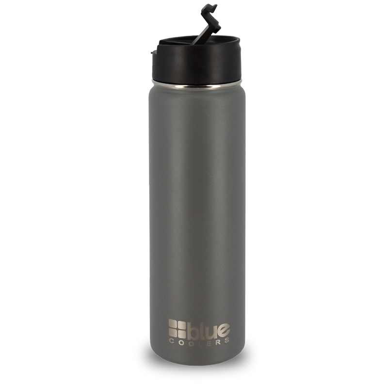 Load image into Gallery viewer, Drinkware - 20 oz. Steel Double-wall Vacuum Insulated Flask (Snap Top Lid)