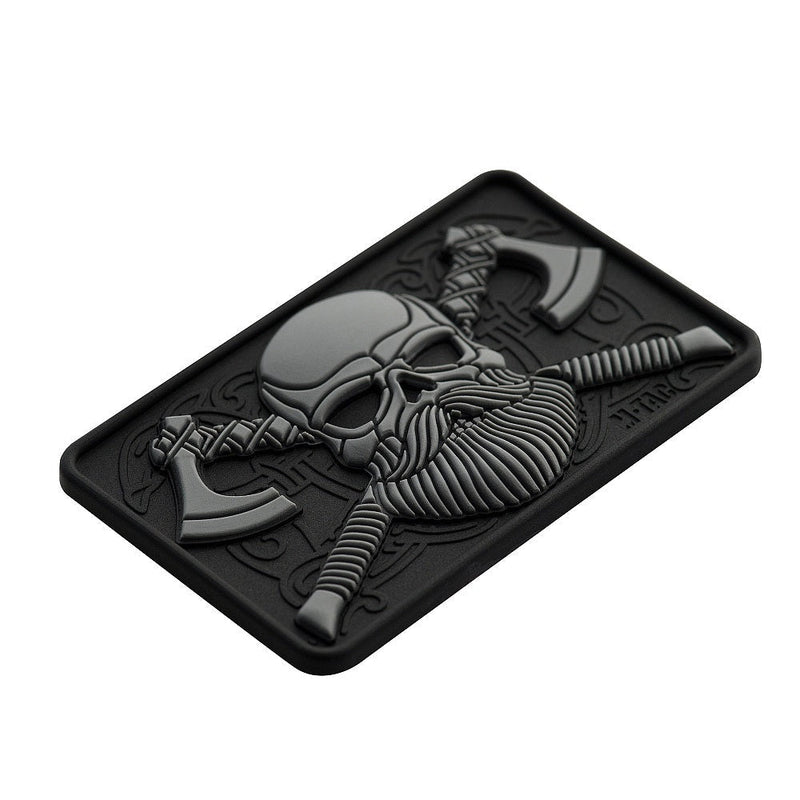 Load image into Gallery viewer, M-Tac Bearded Skull with Axes 3D PVC