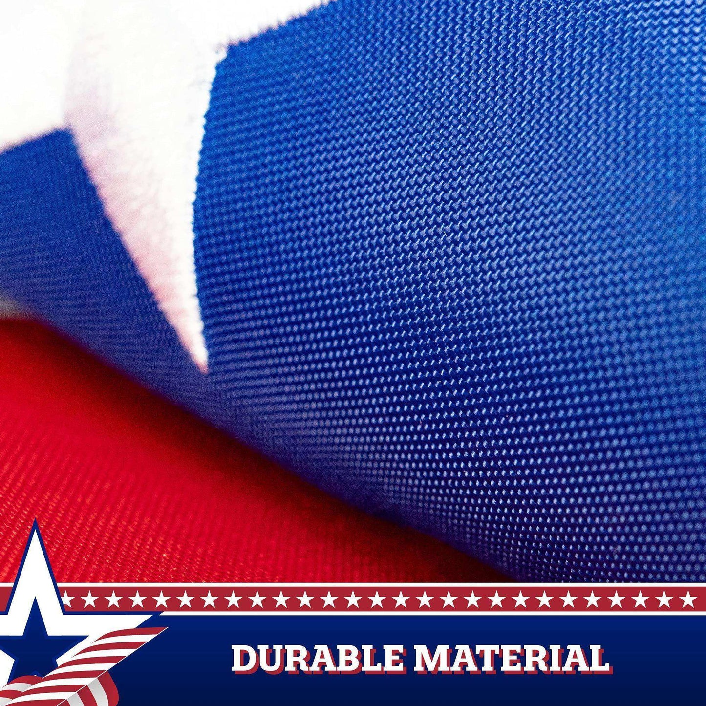 – 2 Pack: Betsy Ross American Patriotic Bunting & Flag Pulldown 13 Embroidered Stars in Circle Pattern with 5 Fully Sewn Stripes decorative bunting 20 x8' Red White Blue - Skoutley Outdoors LLC