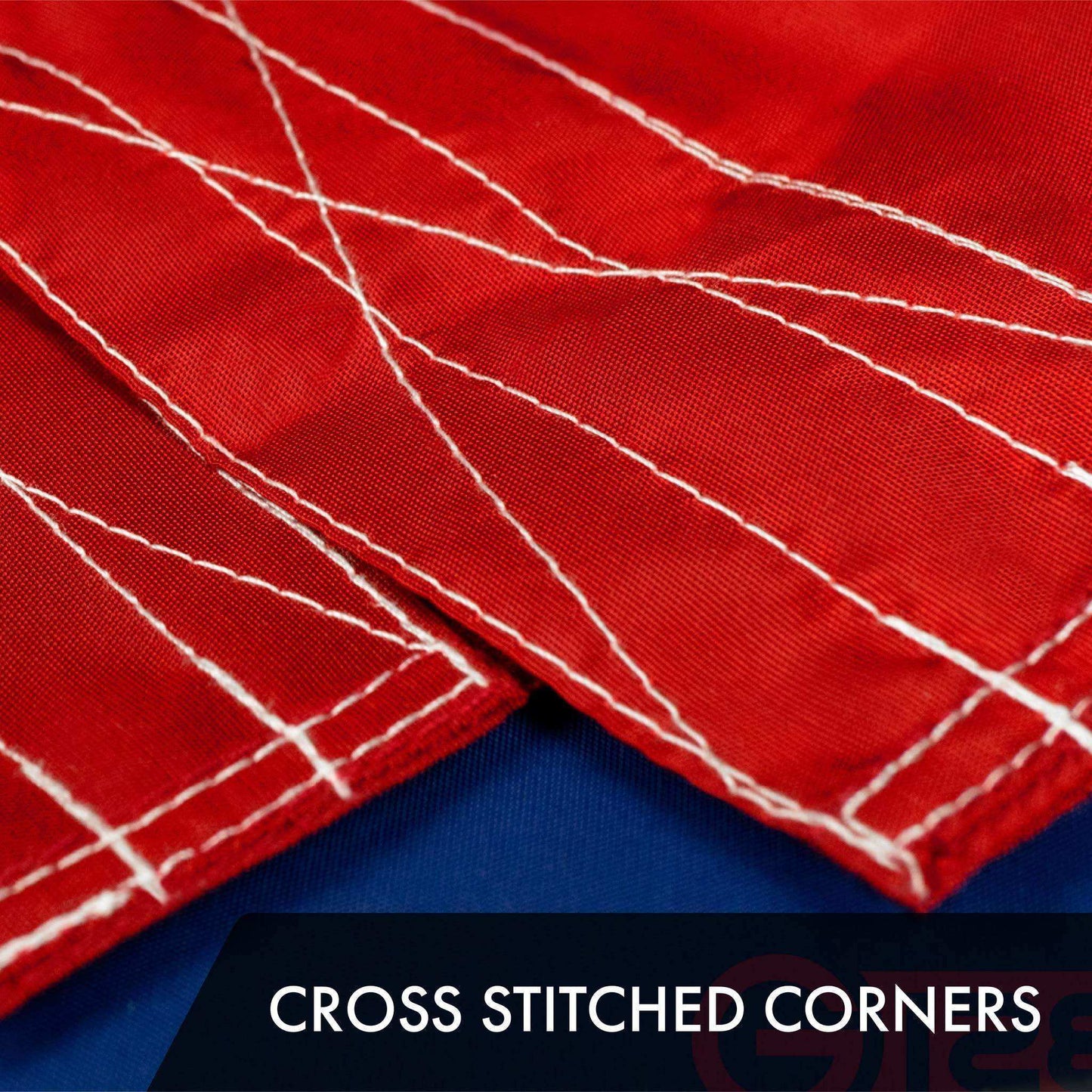 American USA Flag | 6x10 Ft | ToughWeave Series Embroidered 300D Polyester | Country Flag Embroidered Stars Sewn Stripes Indoor Outdoor Brass Grommets - Skoutley Outdoors LLC