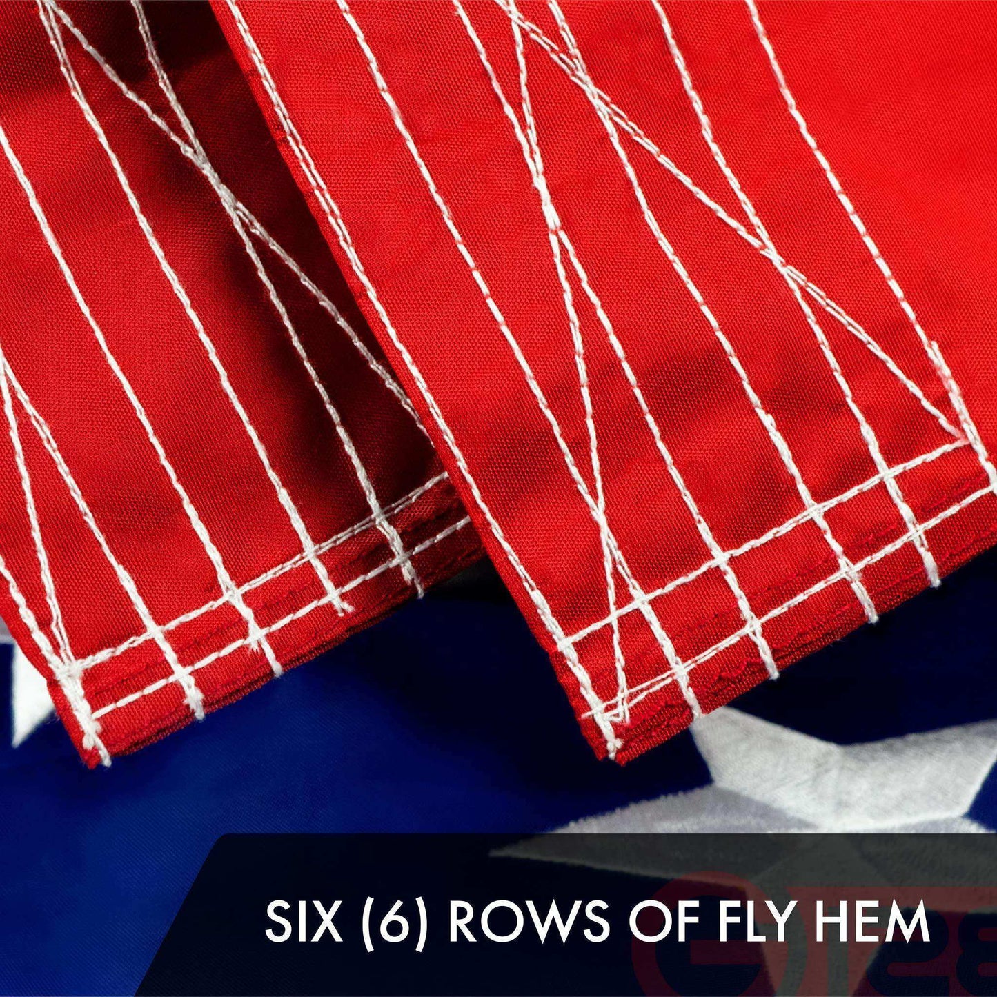 American USA Flag | 10x15 Ft | ToughWeave Series Embroidered 300D Polyester | Country Flag Embroidered Stars Sewn Stripes Indoor Outdoor Brass Grommets - Skoutley Outdoors LLC
