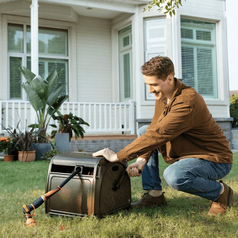 Load image into Gallery viewer, Garden Hose Reel Box-Heavy Duty