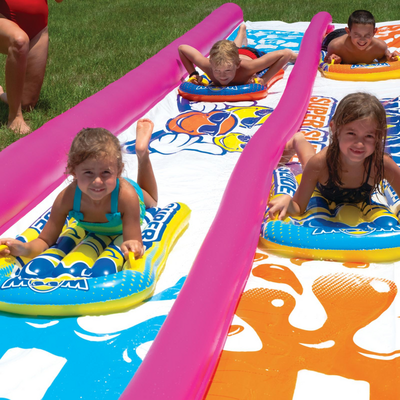 Load image into Gallery viewer, WOW Watersports Giant Backyard Double Lane Lawn Slide