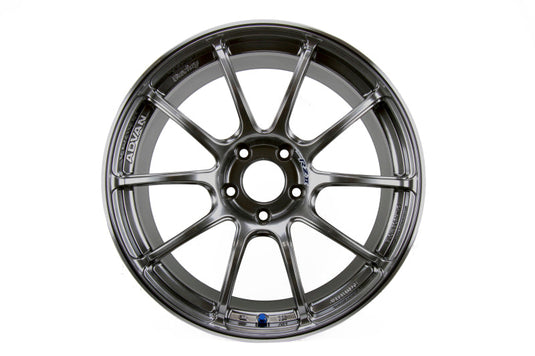 Advan RZII 17x8.5 +31 5x114.3 Racing Hyper Black Wheel