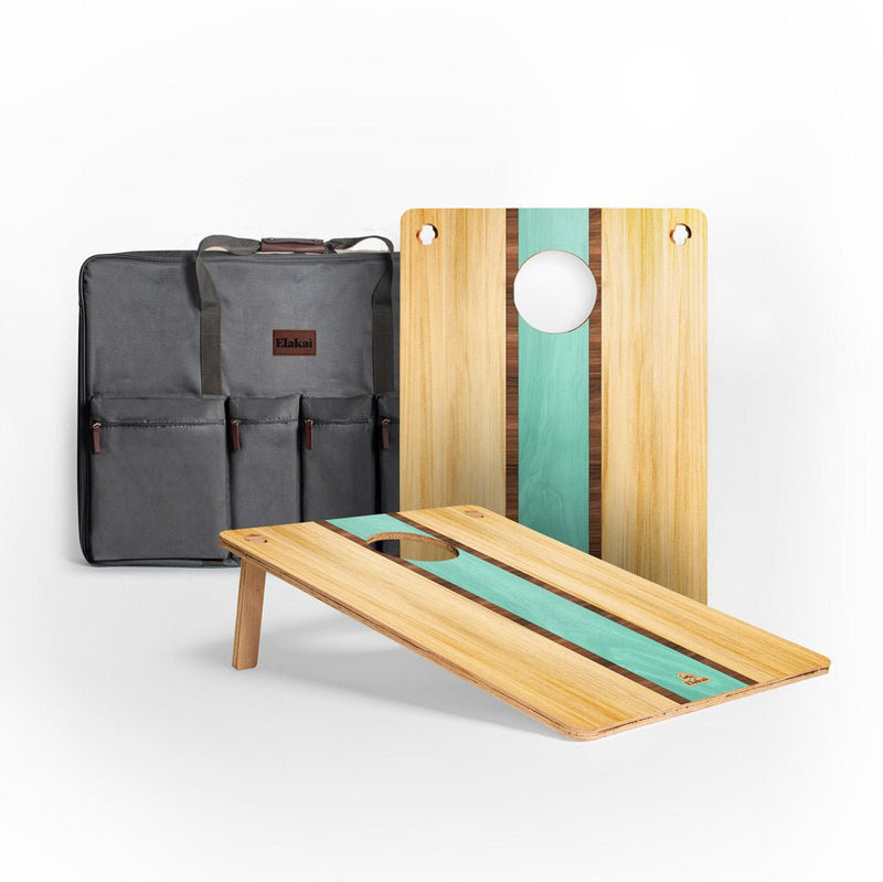 Load image into Gallery viewer, 22-in × 31-in Wood Travel Cornhole Boards Set | Weekender Collection