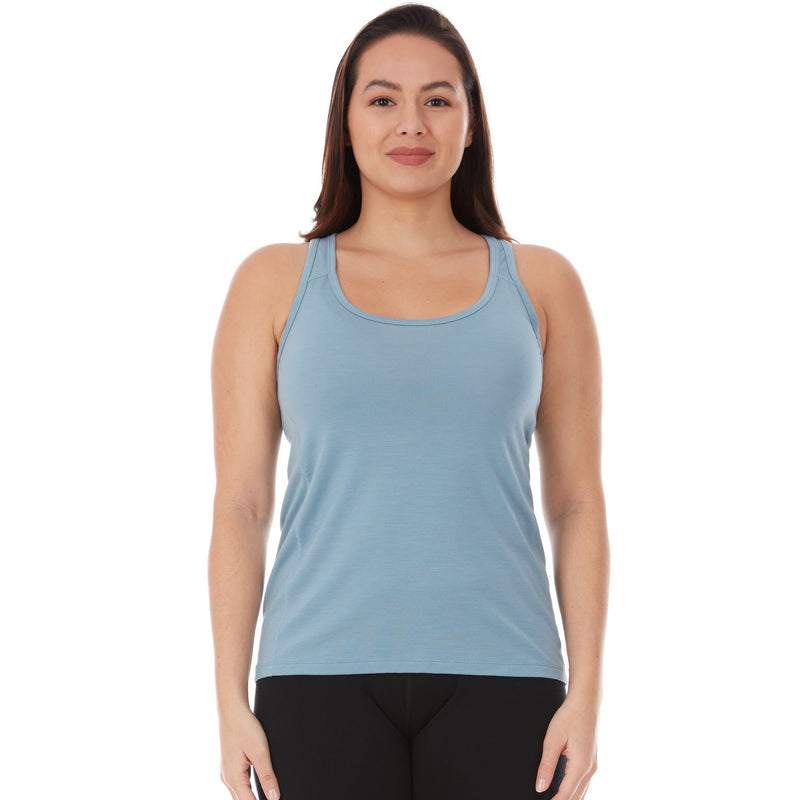 Load image into Gallery viewer, Microweight Women's Wool Racerback Tank Top - Woolverino