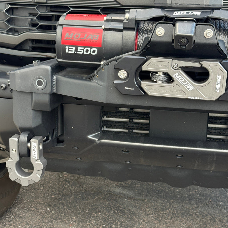 Load image into Gallery viewer, Color-Matched Recessed Winch Shackle & 3/4” Aluminum D-Shackles