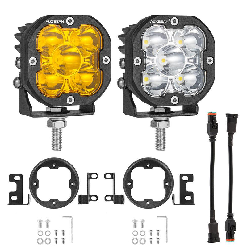 Load image into Gallery viewer, 3" LED Pods Mounting Brackets Flush Mount Brackets Compatible with Toyota Tacoma Tundra 4Runner