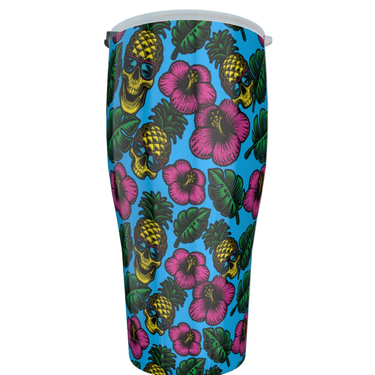 Rad Palm Pineapple Head Blue 30oz Tumbler