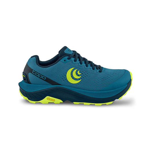Men's Topo Athletic Ultraventure 3, Blue/Lime, 10 D Medium - Skoutley Outdoors LLC