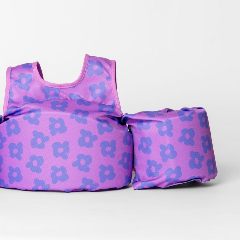 Load image into Gallery viewer, Flower Power (Purple) Kids Float