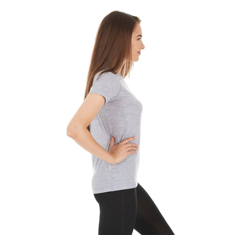 Load image into Gallery viewer, Microweight Women's Wool V-Neck T-Shirt - Woolverino