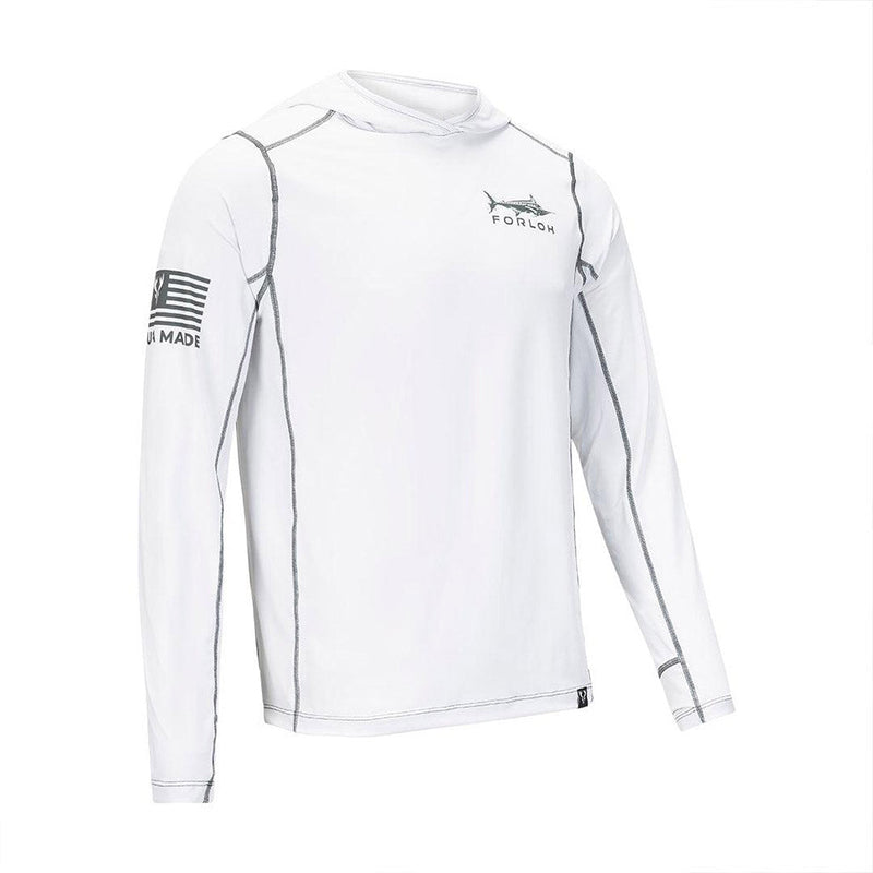 Load image into Gallery viewer, Men’s SolAir Fish Graphic Sun Hoodie