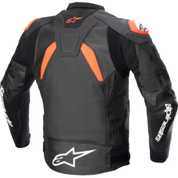 ALPINESTARS GP Plus R v4 Leather Jacket - Black/Red Fluo/White - US 44 / EU 54 3100524-1321-54