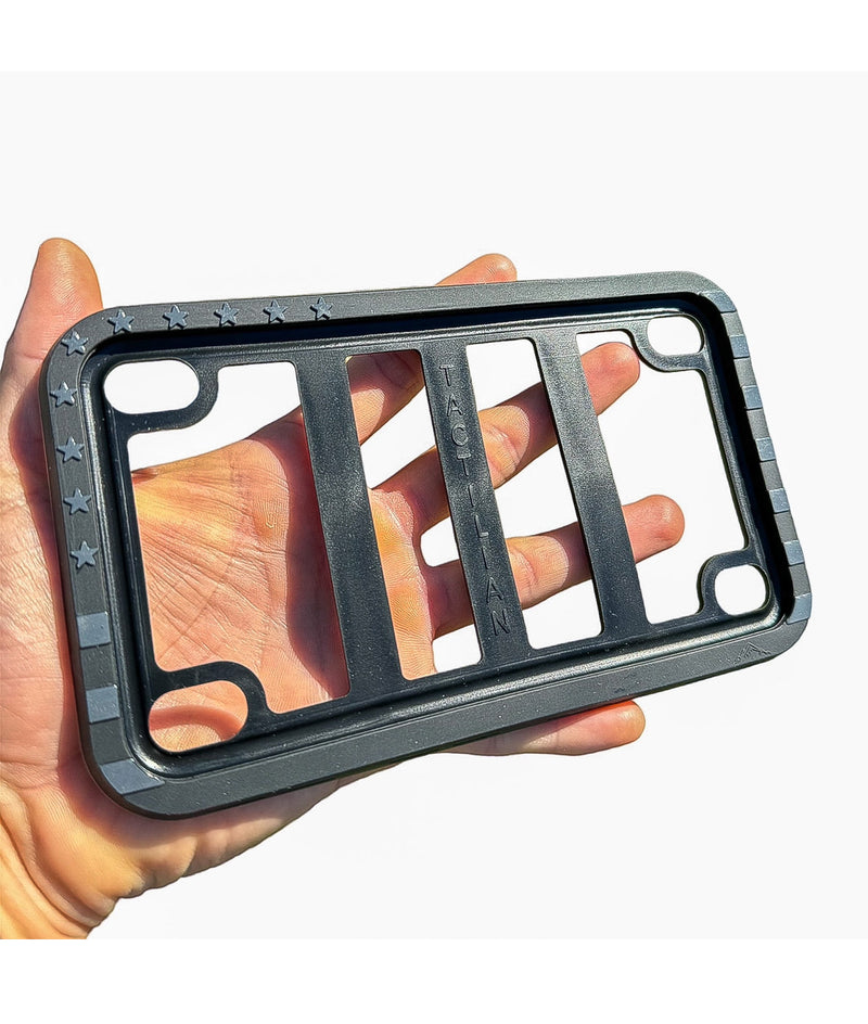 Load image into Gallery viewer, Motorcycle Silicone American Flag License Plate Frame - Anti-Rattle, Anti-Scratch