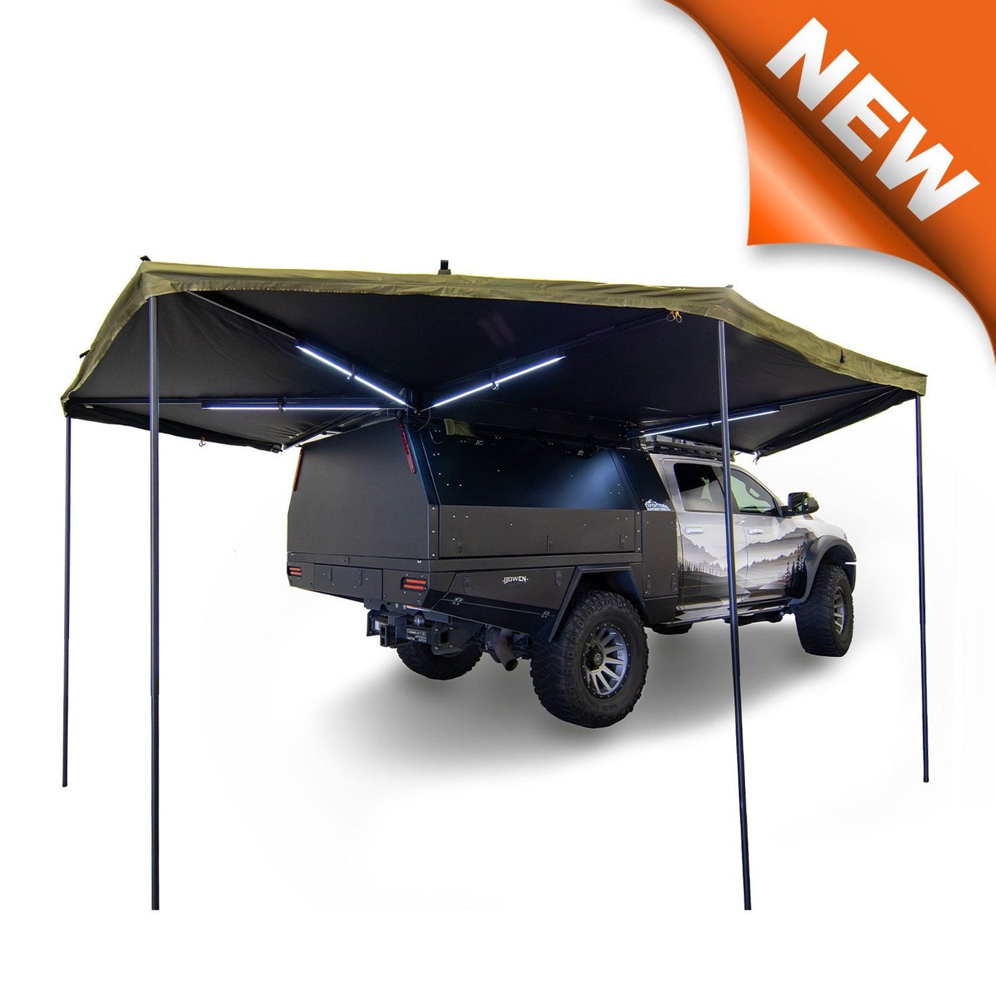 23Zero Peregrine PRO 6 ARM Freestanding 270-Degree Awning