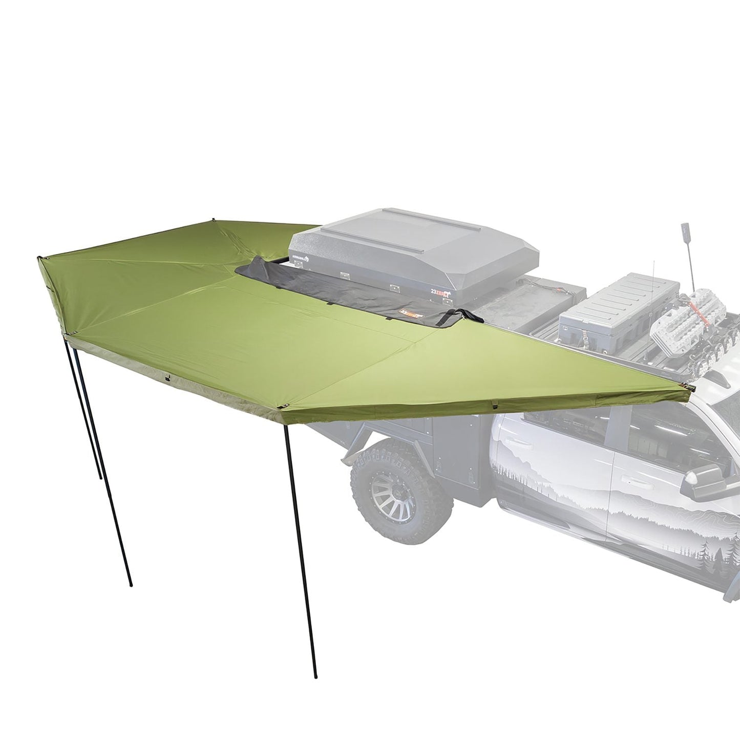 23Zero Peregrine PRO 6 ARM Freestanding 270-Degree Awning