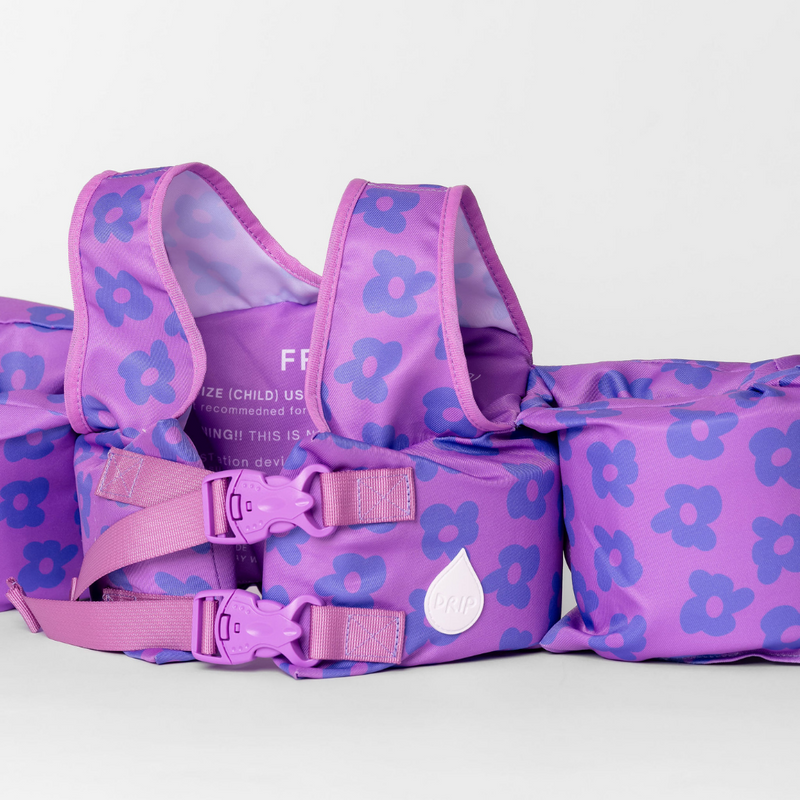 Load image into Gallery viewer, Flower Power (Purple) Kids Float