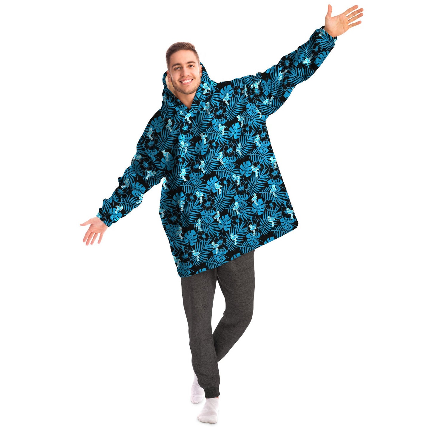 Rad Palm Party Like Flock Star Snug Hoodie