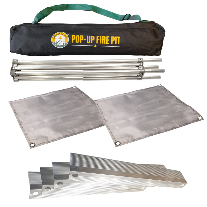 Load image into Gallery viewer, Pop-Up Fire Pit - Go Anywhere Kit