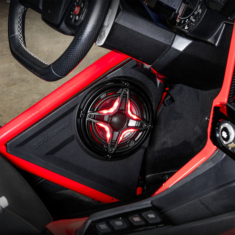 Load image into Gallery viewer, 2018-2025 Polaris® Slingshot Phase-5 V-Spec 1400watt 5-Speaker Audio-System for Ride Command