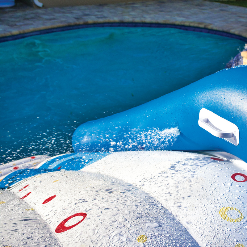 Load image into Gallery viewer, WOW Sports Fruit Fun Soaker Sprinkler Inflatable Slide for In-Ground Pools