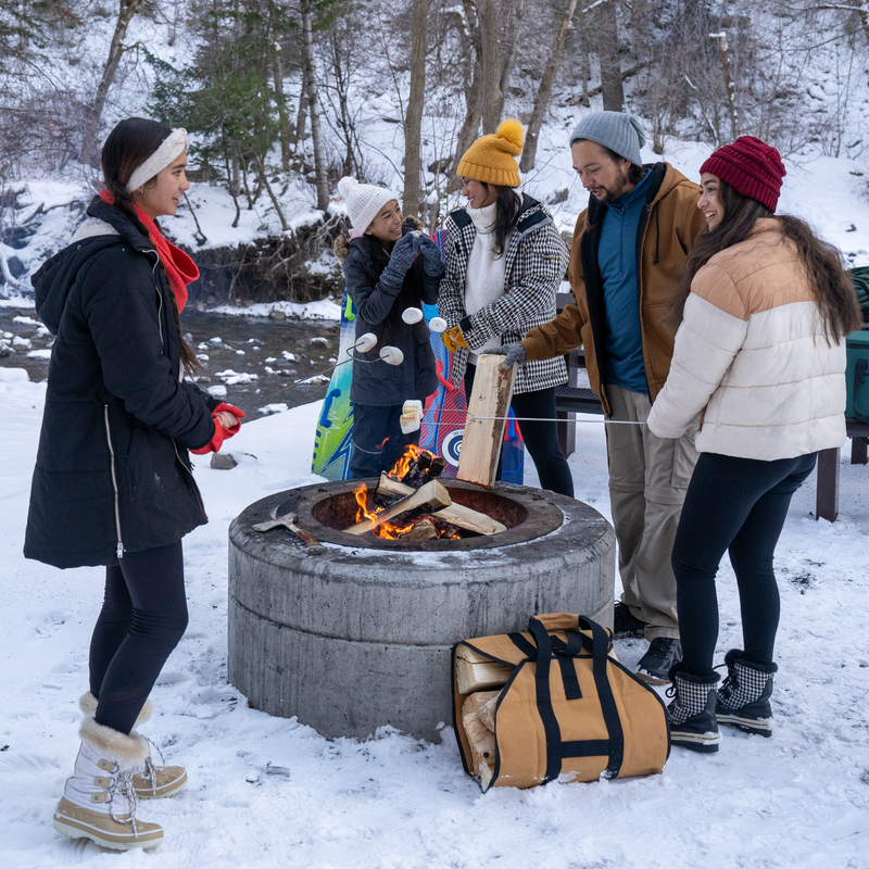 Load image into Gallery viewer, Boat Shape Canvas Firewood Log Carriers