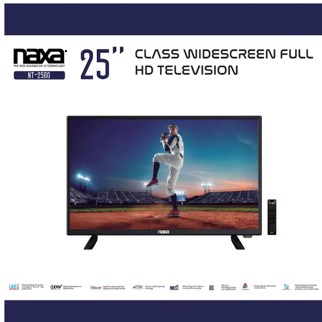 Load image into Gallery viewer, Naxa 25" 12 Volt ACDC Widescreen LED 1080p Full HD Television