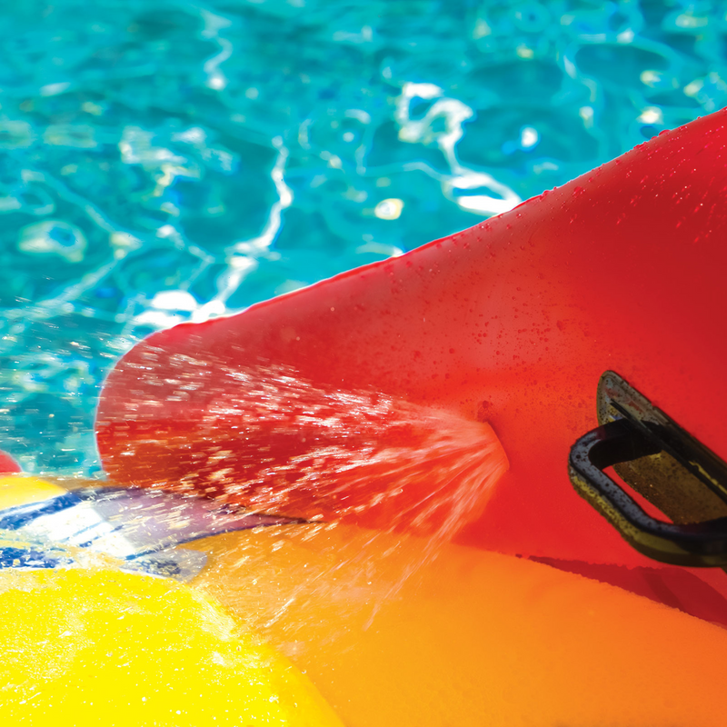 Load image into Gallery viewer, WOW Sports Slide N Smile Inflatable Pool Slide with Sprinklers for Kids and Adults