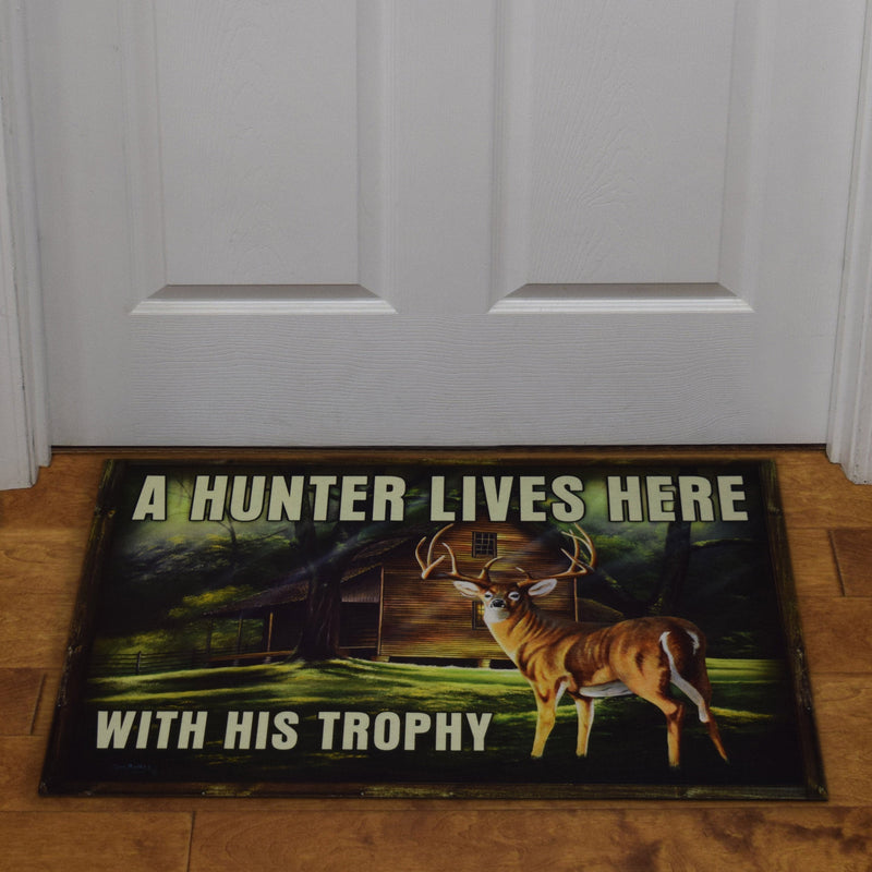 Load image into Gallery viewer, Door Mat Rubber 26in x 17in-Hunter Trophy