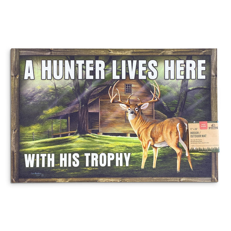 Load image into Gallery viewer, Door Mat Rubber 26in x 17in-Hunter Trophy
