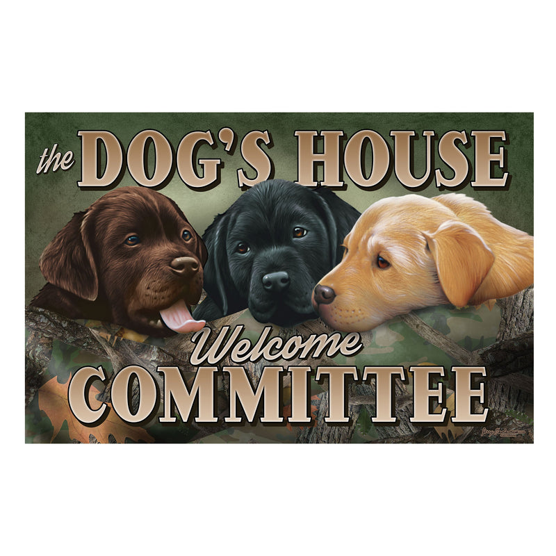Load image into Gallery viewer, Door Mat Rubber 26in x 17in-Dogs House