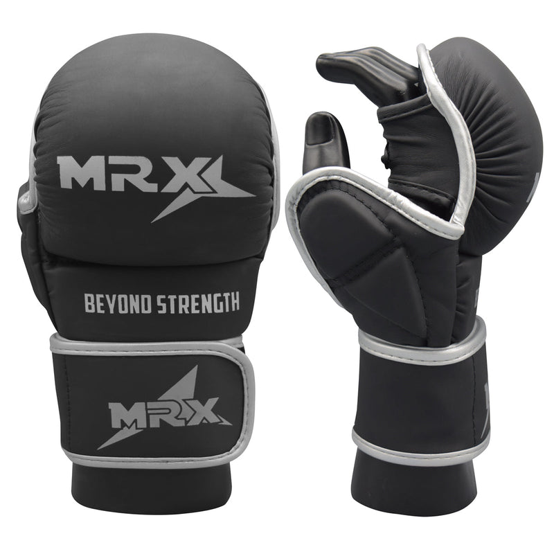 Load image into Gallery viewer, MRX Boxing Sparring Shooter Gloves 7 oz 2524-SLV-L-XL