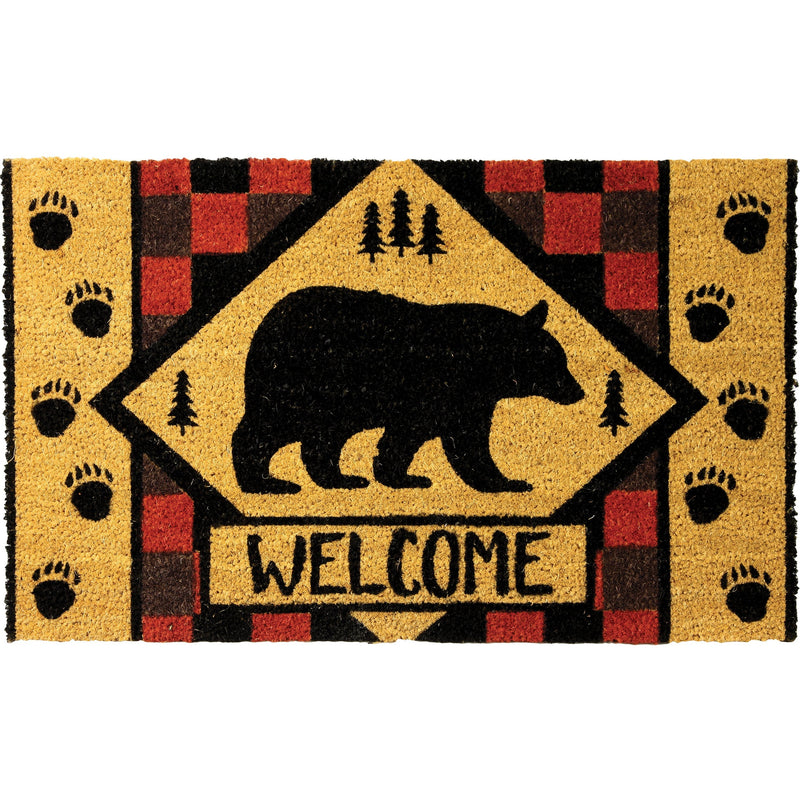 Load image into Gallery viewer, Coir Mat 30in x 18in-Welcome Bear