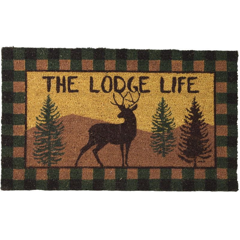Load image into Gallery viewer, Coir Mat 30in x 18in-Lodge Life Deer