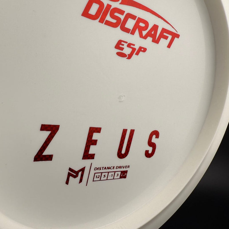 Load image into Gallery viewer, White ESP Zeus - Bottom Stamp Dyer's Delight - Paul McBeth