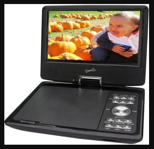 Load image into Gallery viewer, Supersonic 9" Portable DVD Player With Digital TV, USB/SD Inputs and Swivel Display