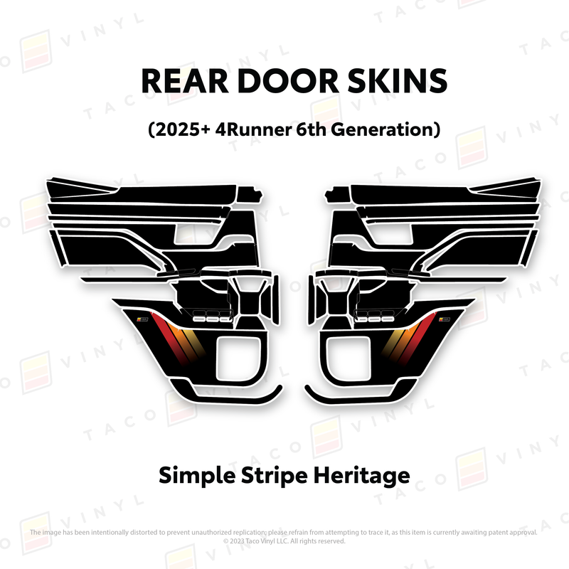Load image into Gallery viewer, 2025+ 4Runner Door Skins