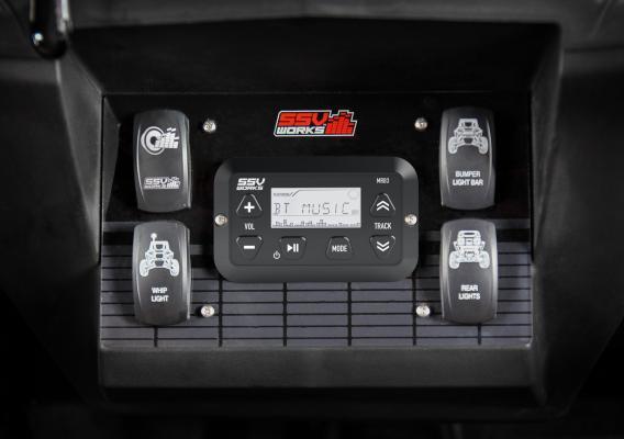 Load image into Gallery viewer, SSV Works Dash Mounting Kit - MRB3 Bluetooth Media Controller for Polaris RZR XP 1000