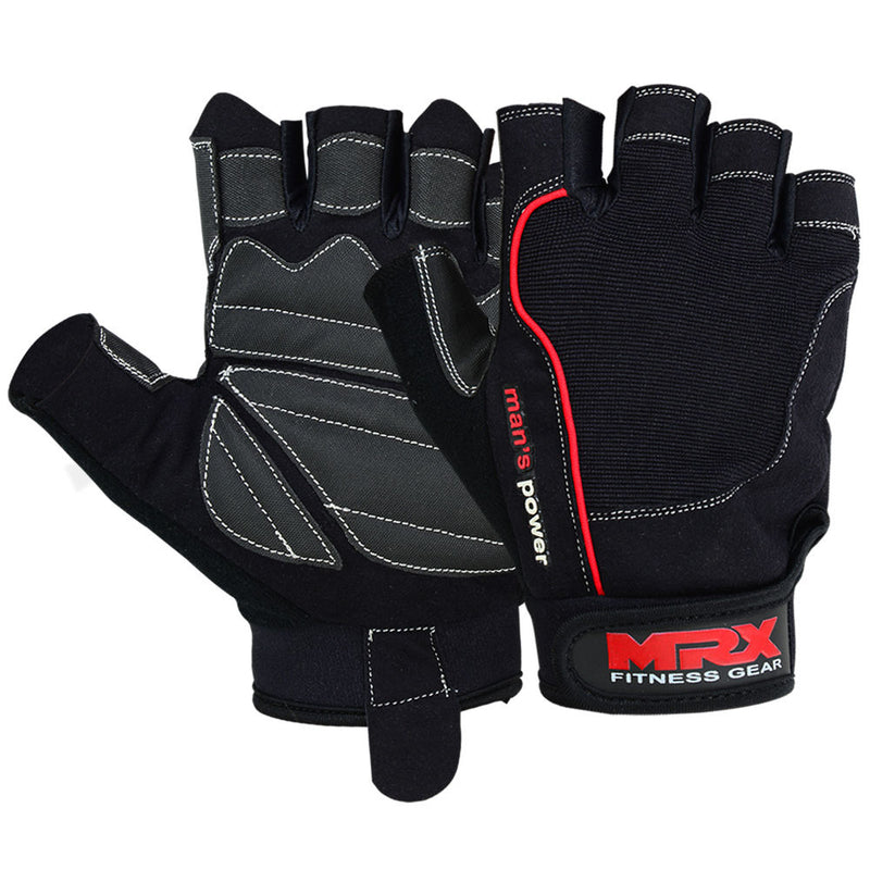 Load image into Gallery viewer, MRX Weight Lifting Amara Leather Gloves Gym Workout Men Women