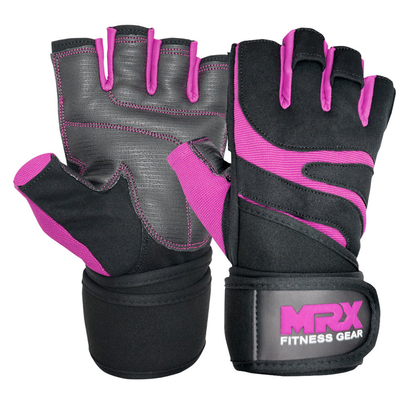 Load image into Gallery viewer, MRX Weight Lifting Gloves Gym Workout Training Bodybuilding Wrist Strap
