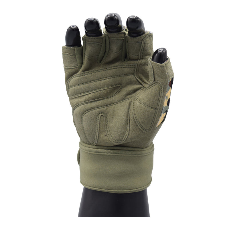 Load image into Gallery viewer, MRX Weightlifting Gloves for Gym Workout Training Long Wrist Strap